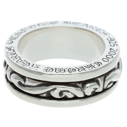 Chrome Hearts Spinner Scroll Silver Ring Size ONE SIZE