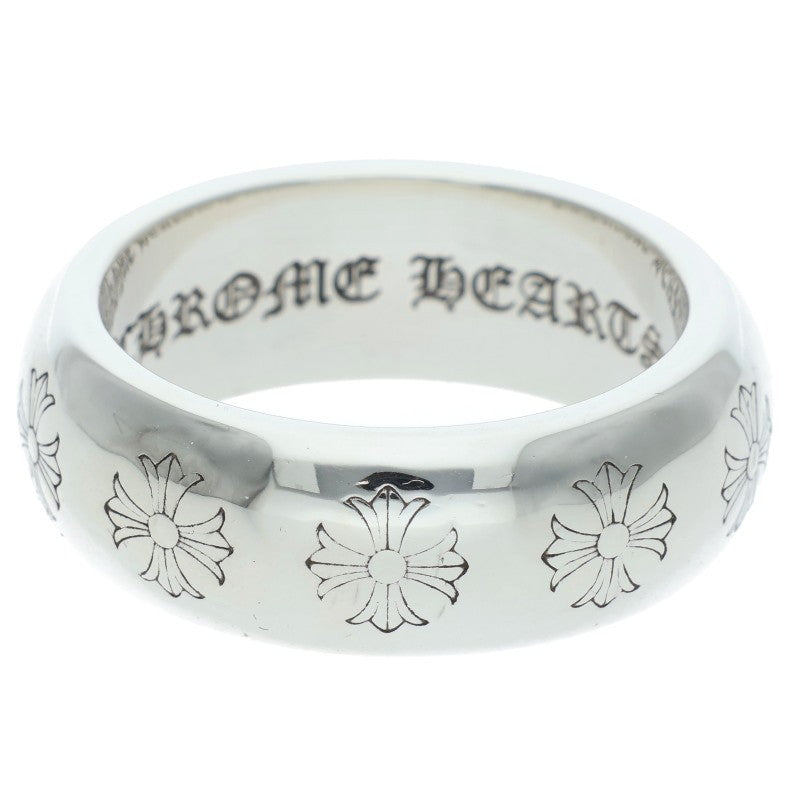 Chrome Hearts Round 10mm Silver Ring Size US 12