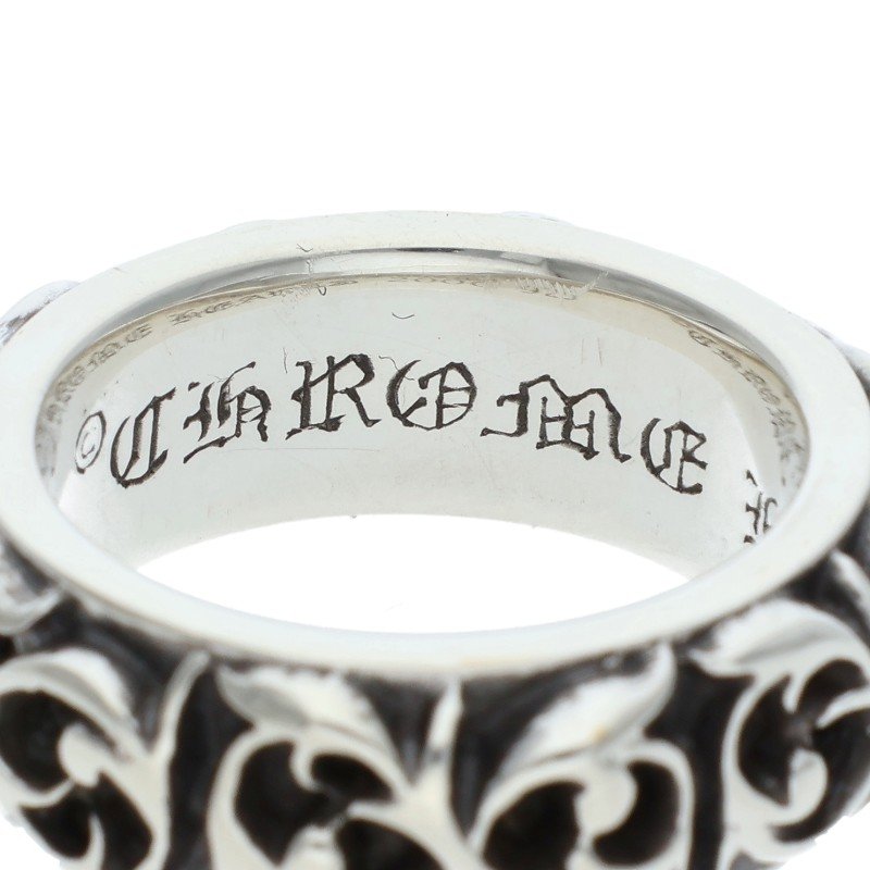 Chrome Hearts Eternity Vine Band Silver Ring Size ONE SIZE