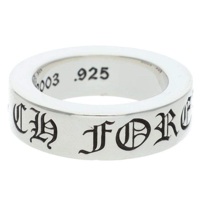 Chrome Hearts 6mm Spacer Forever Silver Ring Size US 5