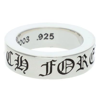 Chrome Hearts 6mm Spacer Forever Silver Ring Size US 5