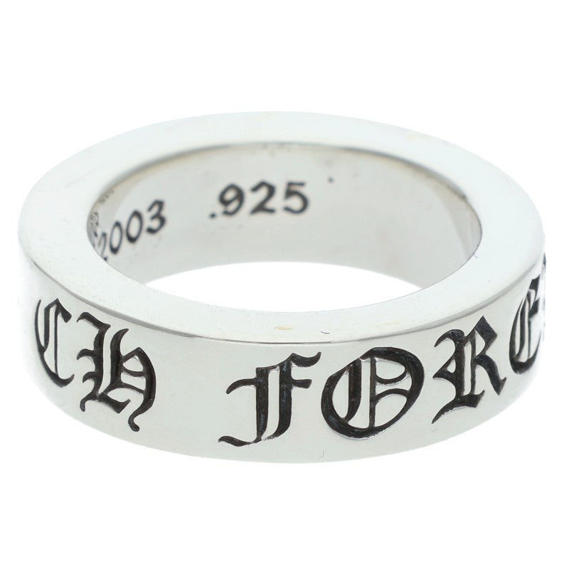 Chrome Hearts 6mm Spacer Forever Silver Ring Size US 5