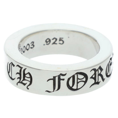 Chrome Hearts 6mm Spacer Forever Silver Ring Size US 5