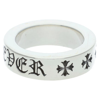 Chrome Hearts 6mm Spacer Forever Silver Ring Size US 5