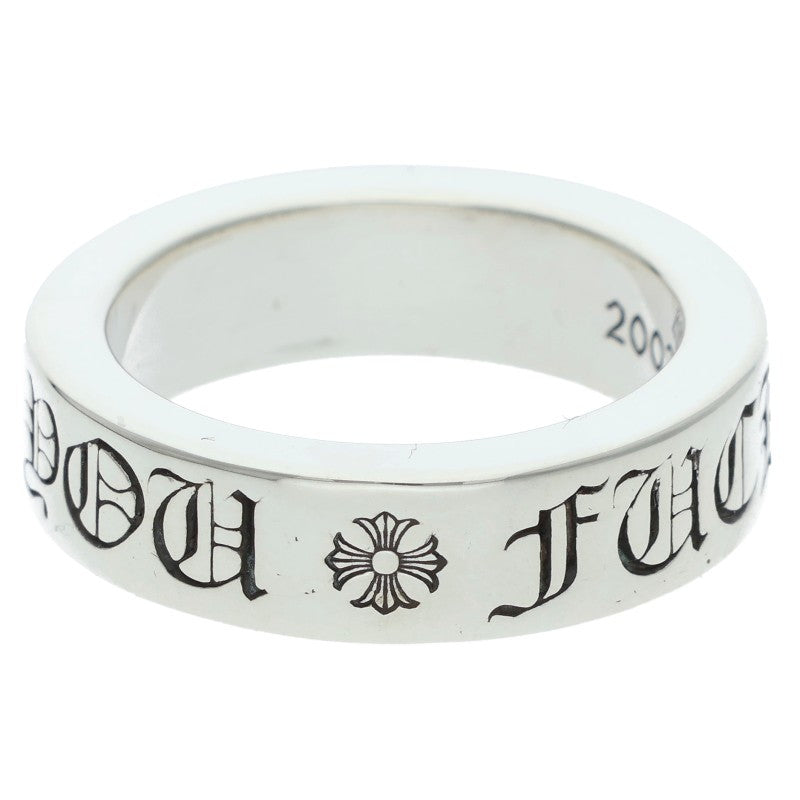 Chrome Hearts 6mm SPACER FUCKYOU Silver Ring Size ONE SIZE