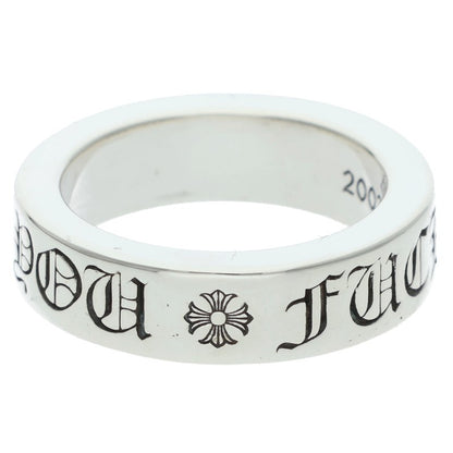 Chrome Hearts 6mm SPACER FUCKYOU Silver Ring Size ONE SIZE