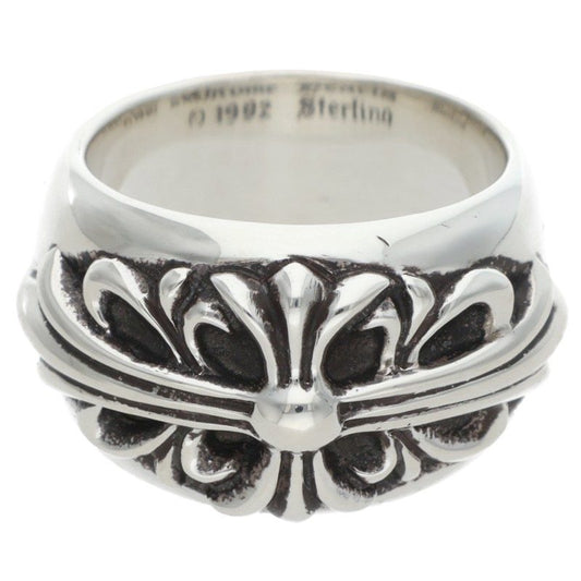 Chrome Hearts FLRL CRS Silver Ring Size ONE SIZE