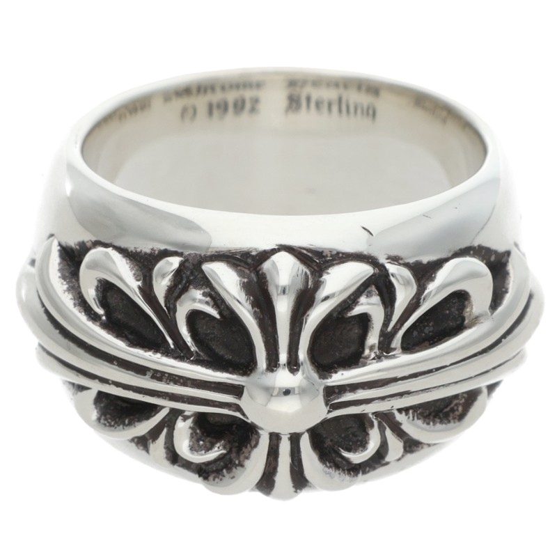 Chrome Hearts FLRL CRS Silver Ring Size US 6.5