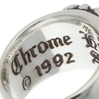 Chrome Hearts FLRL CRS Silver Ring Size US 6.5