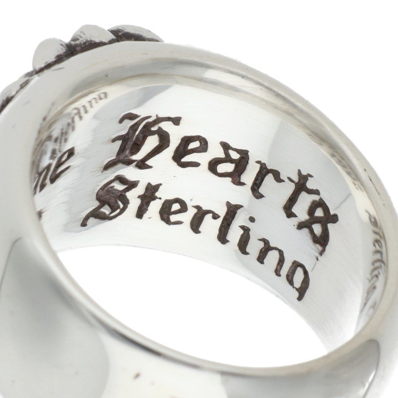 Chrome Hearts FLRL CRS Silver Ring Size US 6.5