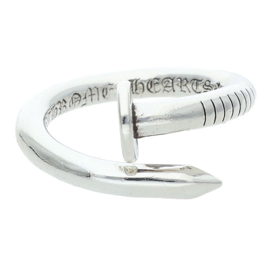 Chrome Hearts NAIL FLAT Silver Ring Size ONE SIZE