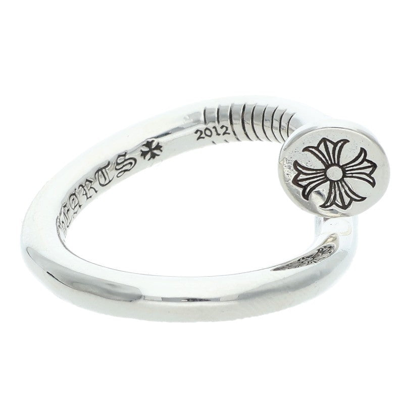 Chrome Hearts NAIL FLAT Silver Ring Size ONE SIZE