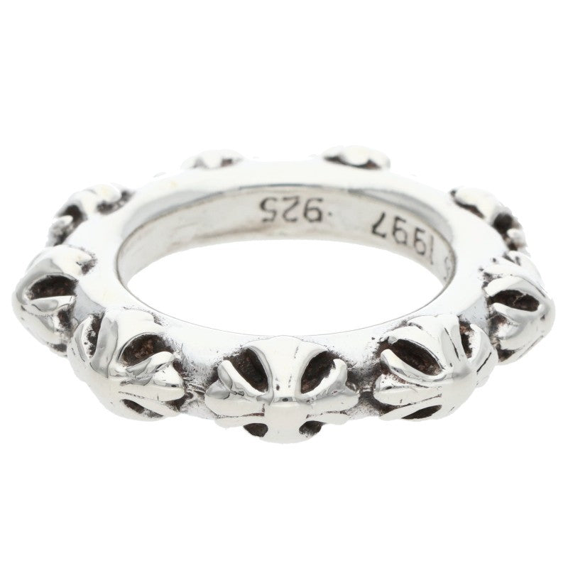 Chrome Hearts CROSS BAND Ring Silver Size US 8 (Silver 15.68g)
