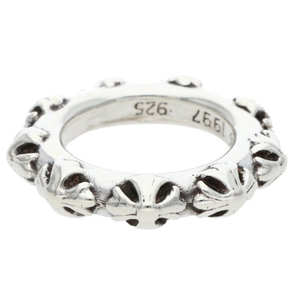 Chrome Hearts CROSS BAND Ring Silver Size US 8 (Silver 15.68g)