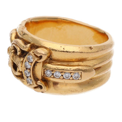 Chrome Hearts 22K Dagger PAVE Diamond Gold Size ONE SIZE