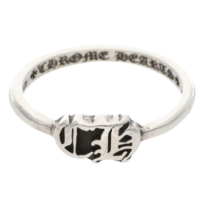 Chrome Hearts BUBBLGM CH Sterling Silver Ring Size US 4.5