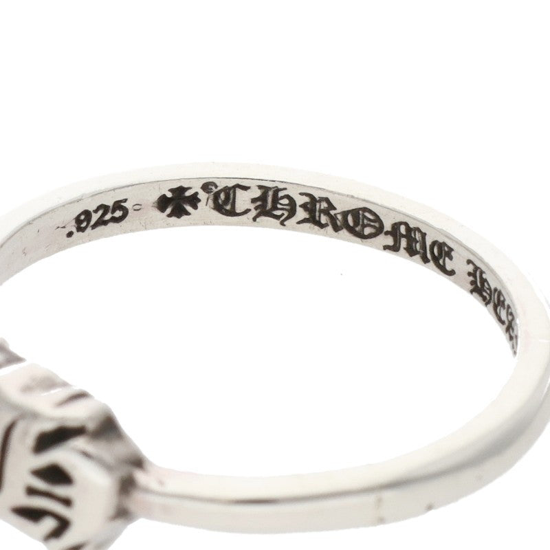 Chrome Hearts BUBBLGM CH Sterling Silver Ring Size US 4.5