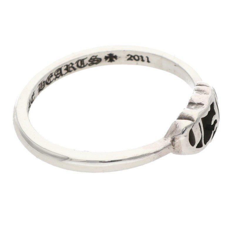 Chrome Hearts BUBBLGM CH Sterling Silver Ring Size US 4.5