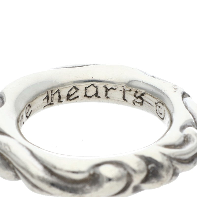 Chrome Hearts SCRL BAND Ring Silver Size JP 9 (Silver 9.58g)