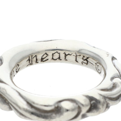 Chrome Hearts SCRL BAND Ring Silver Size JP 9 (Silver 9.58g)