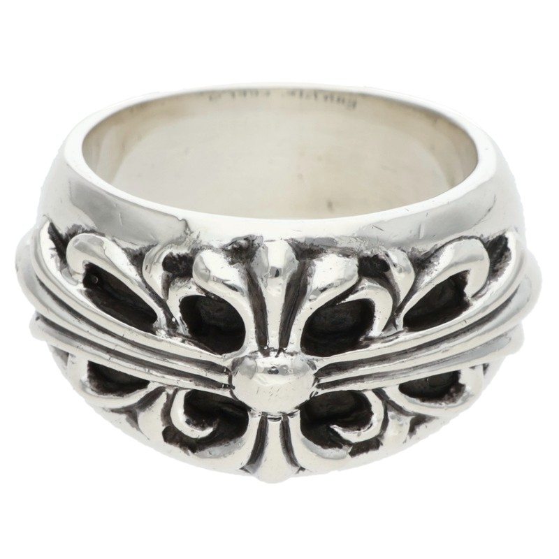 Chrome Hearts FLRL CRS Floral Cross Silver Size ONE SIZE