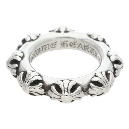 Chrome Hearts CROSS BAND Sterling Silver Ring Size US 6
