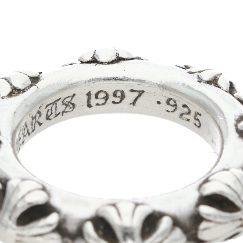 Chrome Hearts CROSS BAND Sterling Silver Ring Size US 6