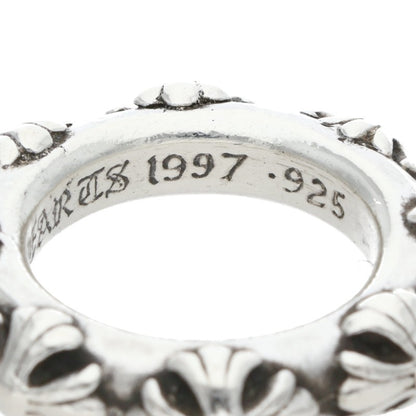 Chrome Hearts CROSS BAND Sterling Silver Ring Size US 6