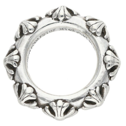 Chrome Hearts CROSS BAND Sterling Silver Ring Size US 6