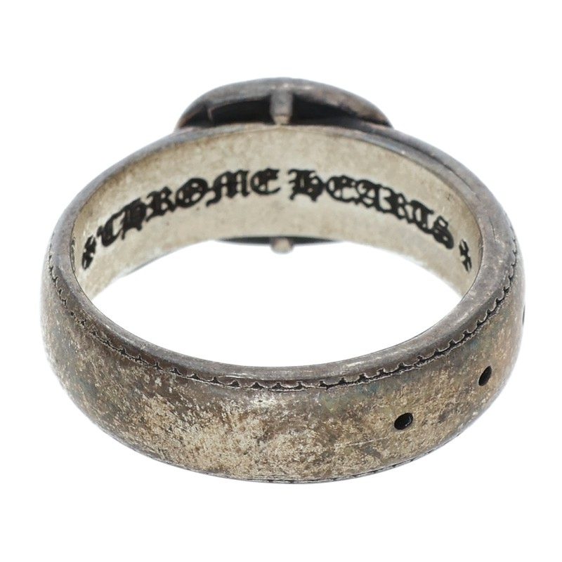 Chrome Hearts BELTED GUNSLINGER LG Silver Ring Size US 7.5
