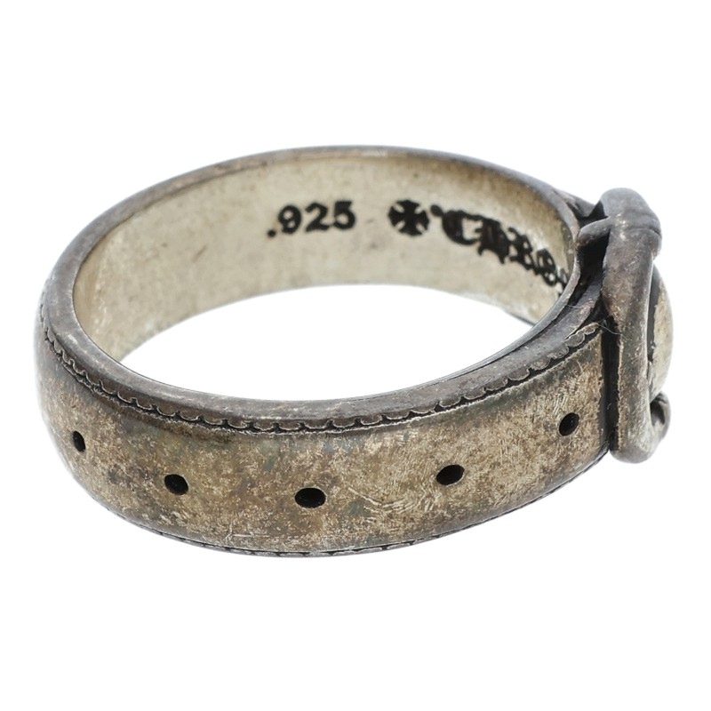 Chrome Hearts BELTED GUNSLINGER LG Silver Ring Size US 7.5