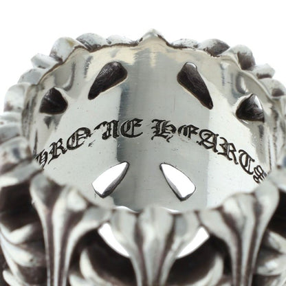 Chrome Hearts CEMETERY Cross 925 Silver Ring Size ONE SIZE