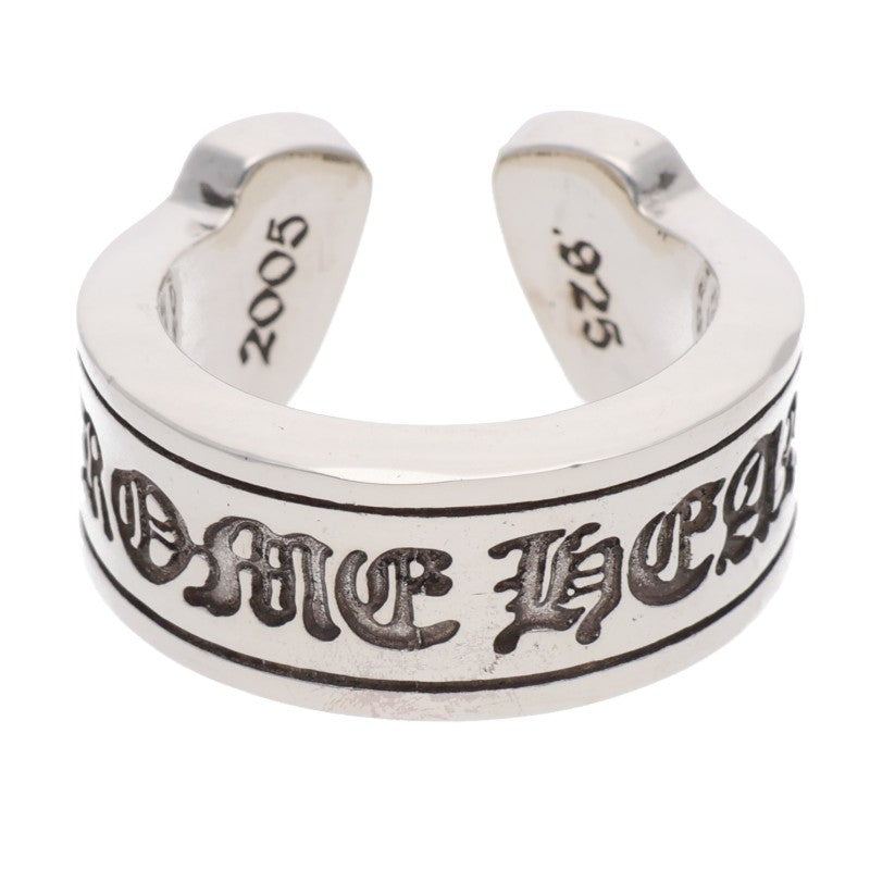Chrome Hearts LG SCROLL LABEL 925 Silver Ring Size ONE SIZE