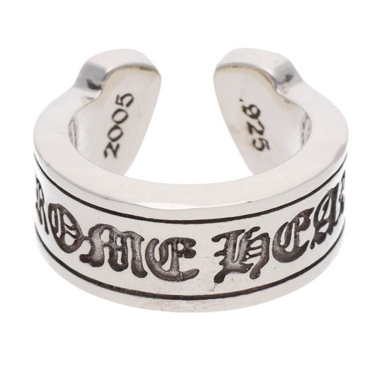 Chrome Hearts LG SCROLL LABEL 925 Silver Ring Size ONE SIZE