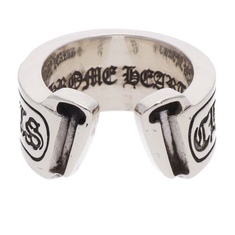 Chrome Hearts LG SCROLL LABEL 925 Silver Ring Size ONE SIZE