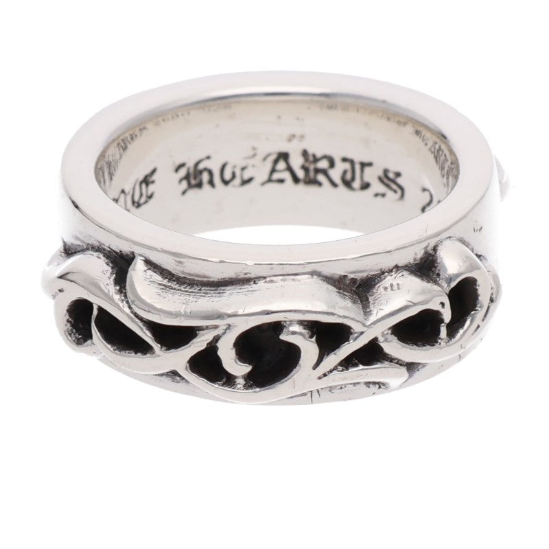 Chrome Hearts DBL NARROW VINE BAND Ring Silver Size JP 12 (Silver 14.11g)