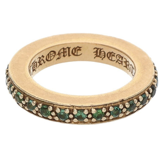 Chrome Hearts 22K PAVE Green Tourmaline Gold Size ONE SIZE