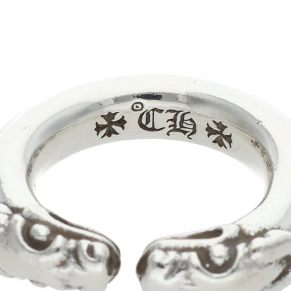 Chrome Hearts DOUBLE DOG RING 925 Silver Ring Size US 4.5