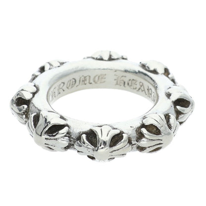 Chrome Hearts CROSS BAND 925 Silver Ring Size US 5