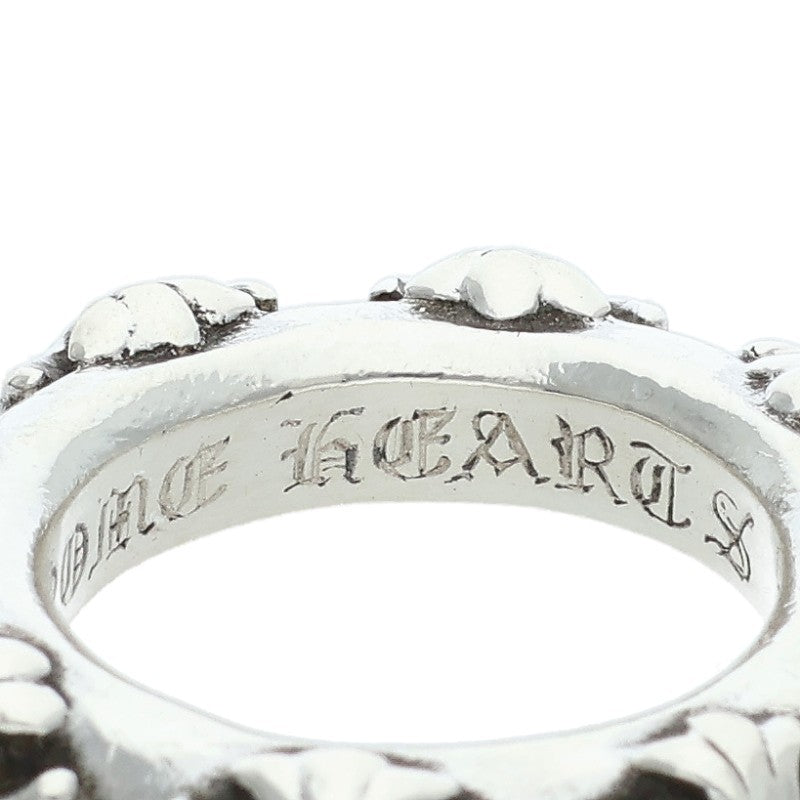 Chrome Hearts CROSS BAND 925 Silver Ring Size US 5