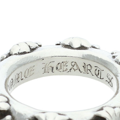 Chrome Hearts CROSS BAND 925 Silver Ring Size US 5