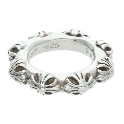 Chrome Hearts CROSS BAND 925 Silver Ring Size US 5