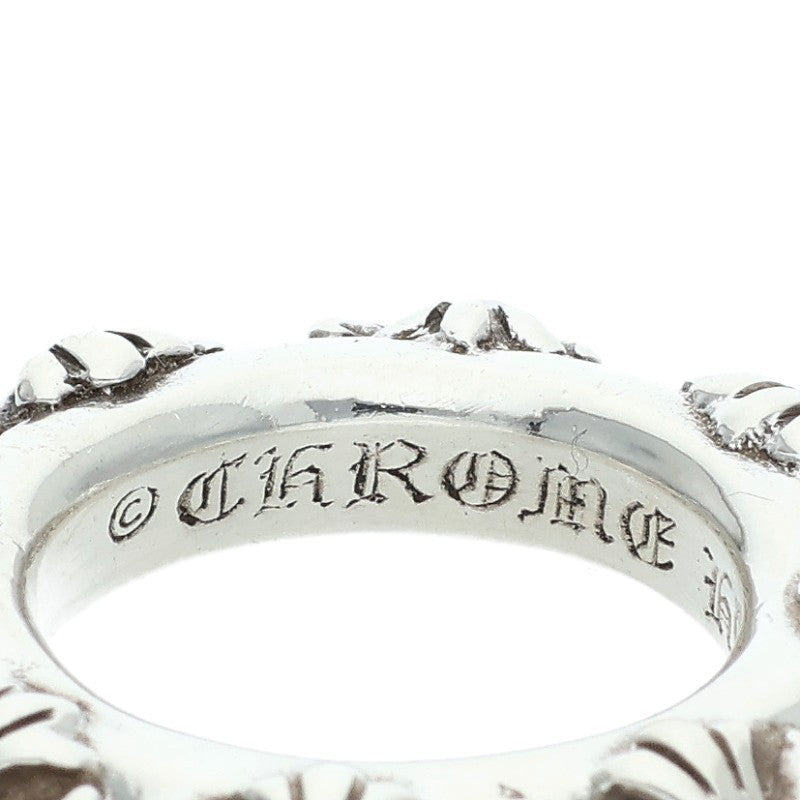 Chrome Hearts CROSS BAND 925 Silver Ring Size US 5
