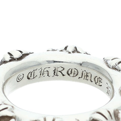 Chrome Hearts CROSS BAND 925 Silver Ring Size US 5
