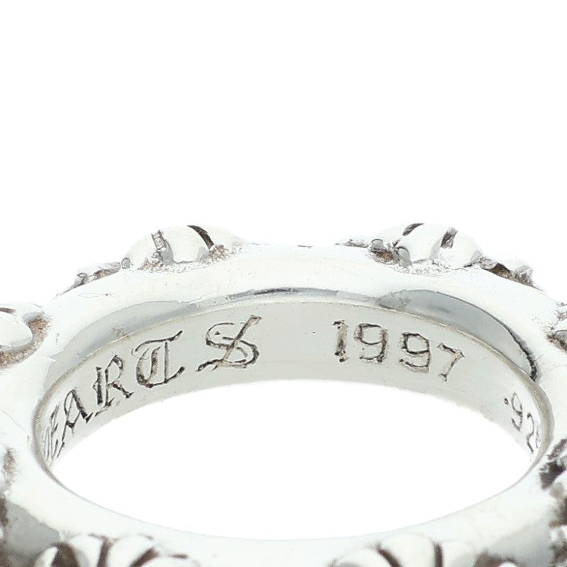 Chrome Hearts CROSS BAND 925 Silver Ring Size US 5