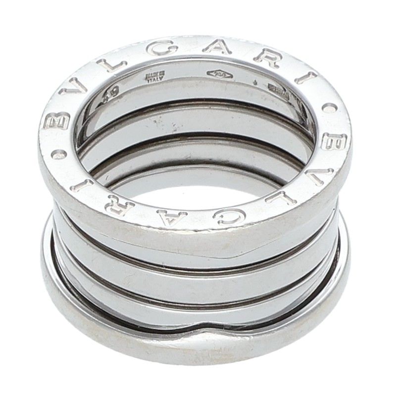BVLGARI B.Zero1 3-Band 18K White Gold Ring Size ONE SIZE