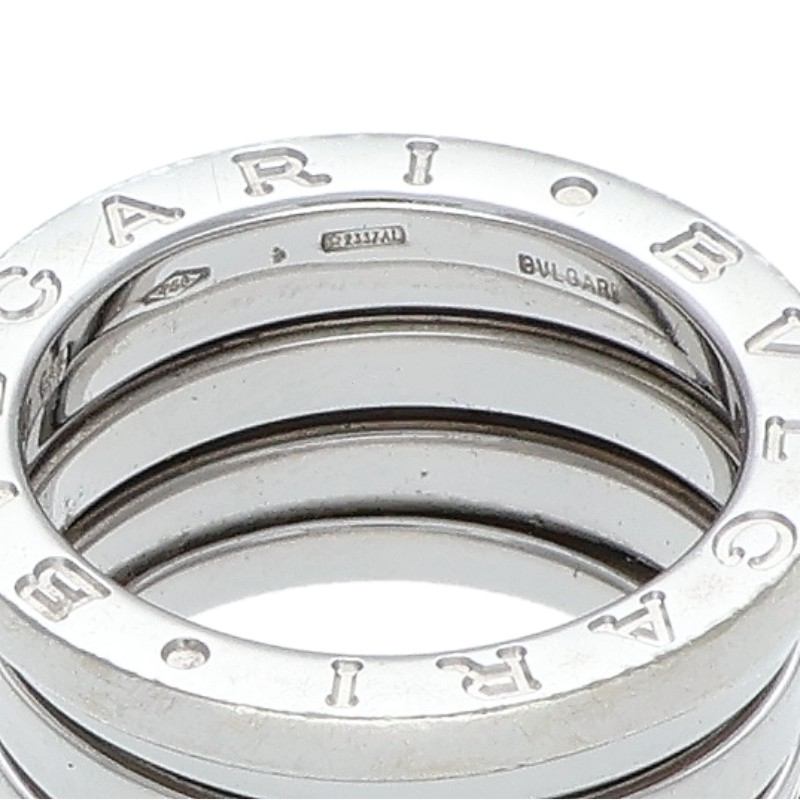 BVLGARI B.Zero1 3-Band 18K White Gold Ring Size ONE SIZE
