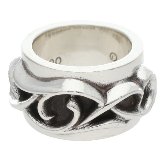 Chrome Hearts SINGLE WIDE VINE BAND 925 Silver Size ONE SIZE