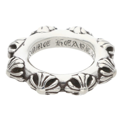 Chrome Hearts CROSS BAND Silver Ring Size ONE SIZE