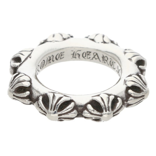 Chrome Hearts CROSS BAND Silver Ring Size ONE SIZE